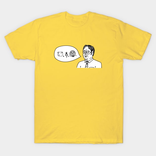 Bears, Beets, Battlestar Galactica T-Shirt by klimon